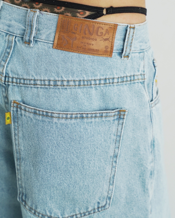 CAPOEIRA PANTS - Clear Blue Wash - Imagem 4