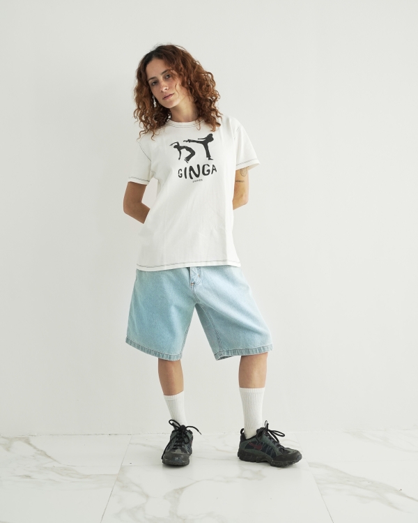 CAPOEIRA SHORTS - CLEAR BLUE WASH - Imagem 3