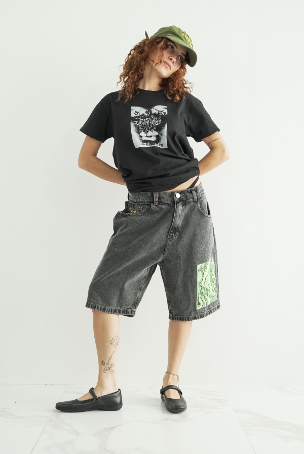 CAPOEIRA SHORTS - ACID BLACK - Imagem 3