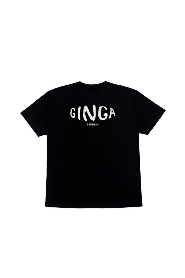 GINGA STUDIOS LOGO FRENTE/VERSO T-SHIRT BLACK - Imagem 2