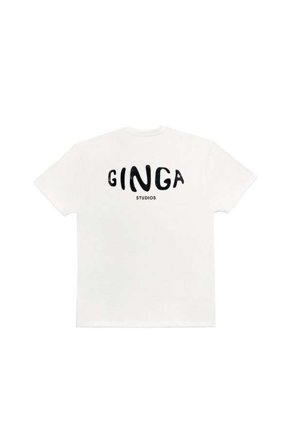 GINGA STUDIOS LOGO FRENTE/VERSO T-SHIRT OFFWHITE - Image 2