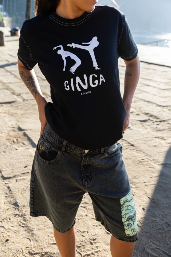 CLASSIC LOGO T-SHIRT BLACK - Imagem 2